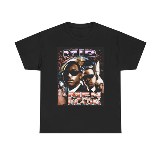 Men In Black Graphic T Shirt Vintage Movie Poster Heavy Cotton Tee
