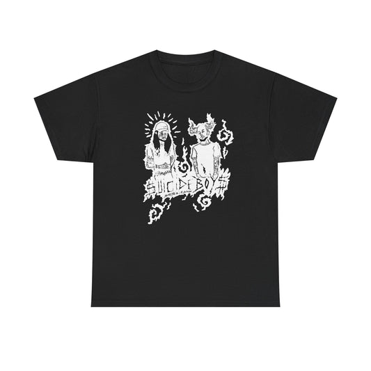 Suicide Boys Graphic T Shirt Retro Rap Rock Merch Unisex Heavy Cotton Tee