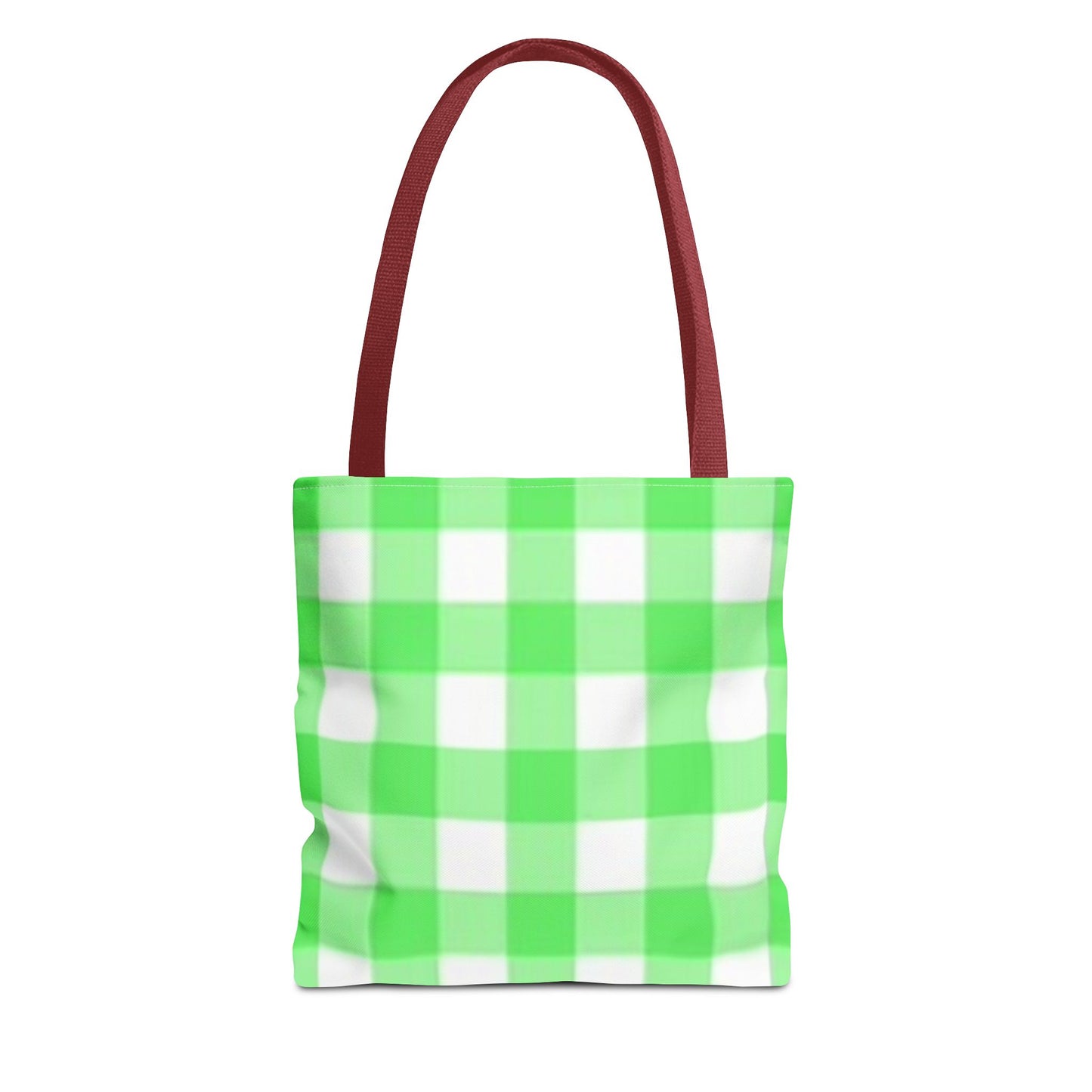 Green Checkered Multi Color BRAND NEW MODERN Tote Bag (AOP)