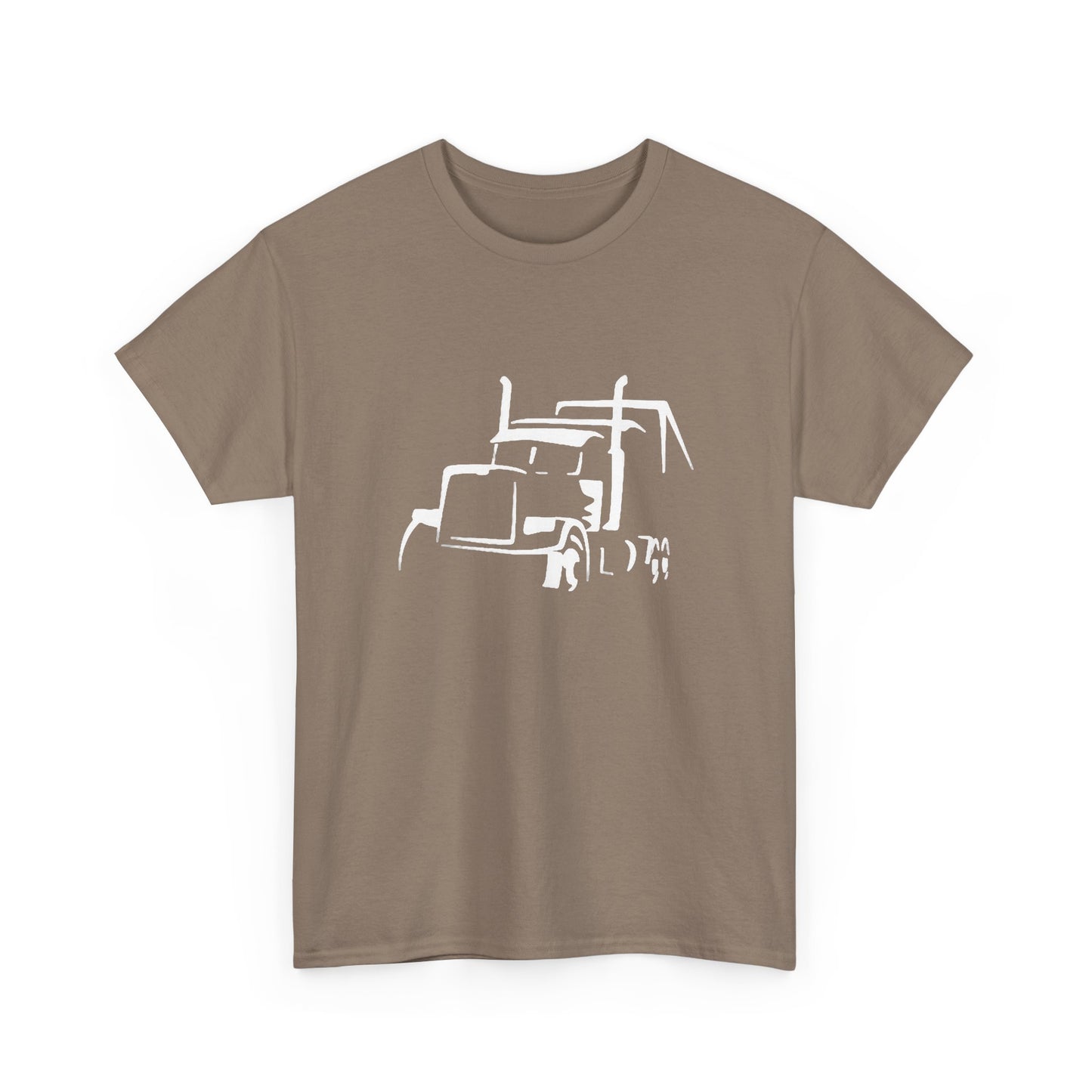 Semi Truck Trailer Hauling Graphic T Shirt NEW Adult Regular Sizing Tee