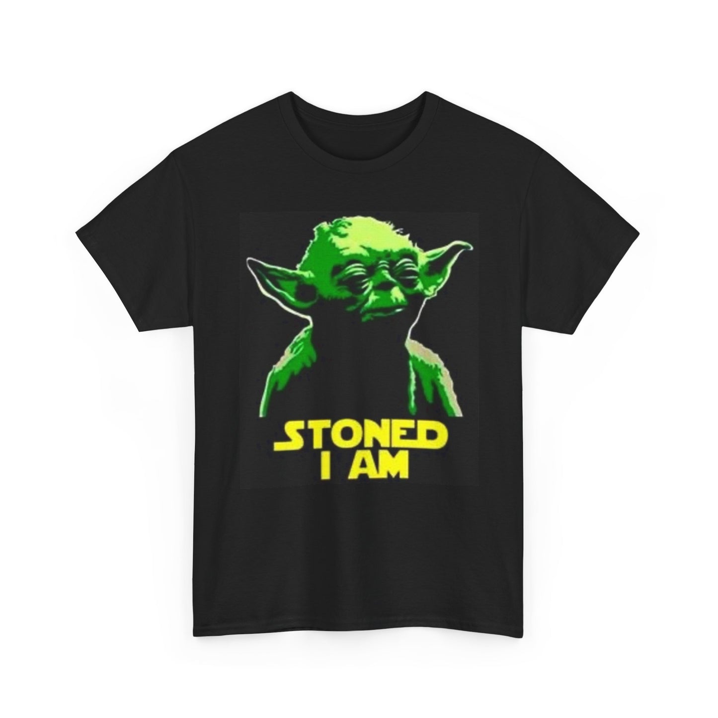 Stoned Am I Funny Star Wars Graphic T Shirt Unisex Heavy Cotton Tee