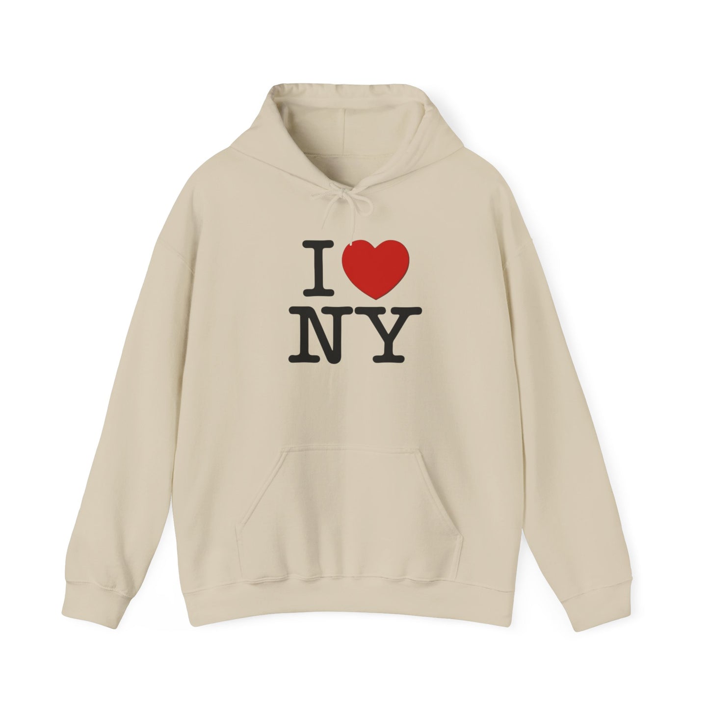 I Love New York Vintage Graphic Hoodie Unisex Heavy Blend™ Hooded Sweatshirt