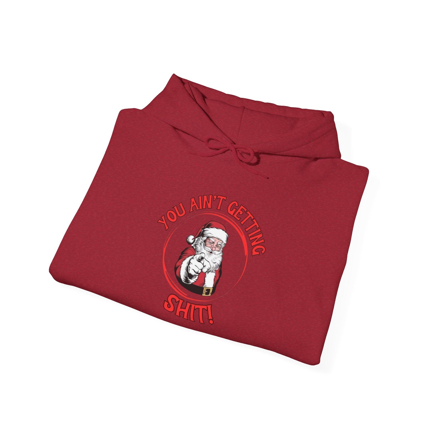 Funny Santa Jokes Humor Graphic Hoodie Unisex Heavy Blend™ Hooded Sweatshirt