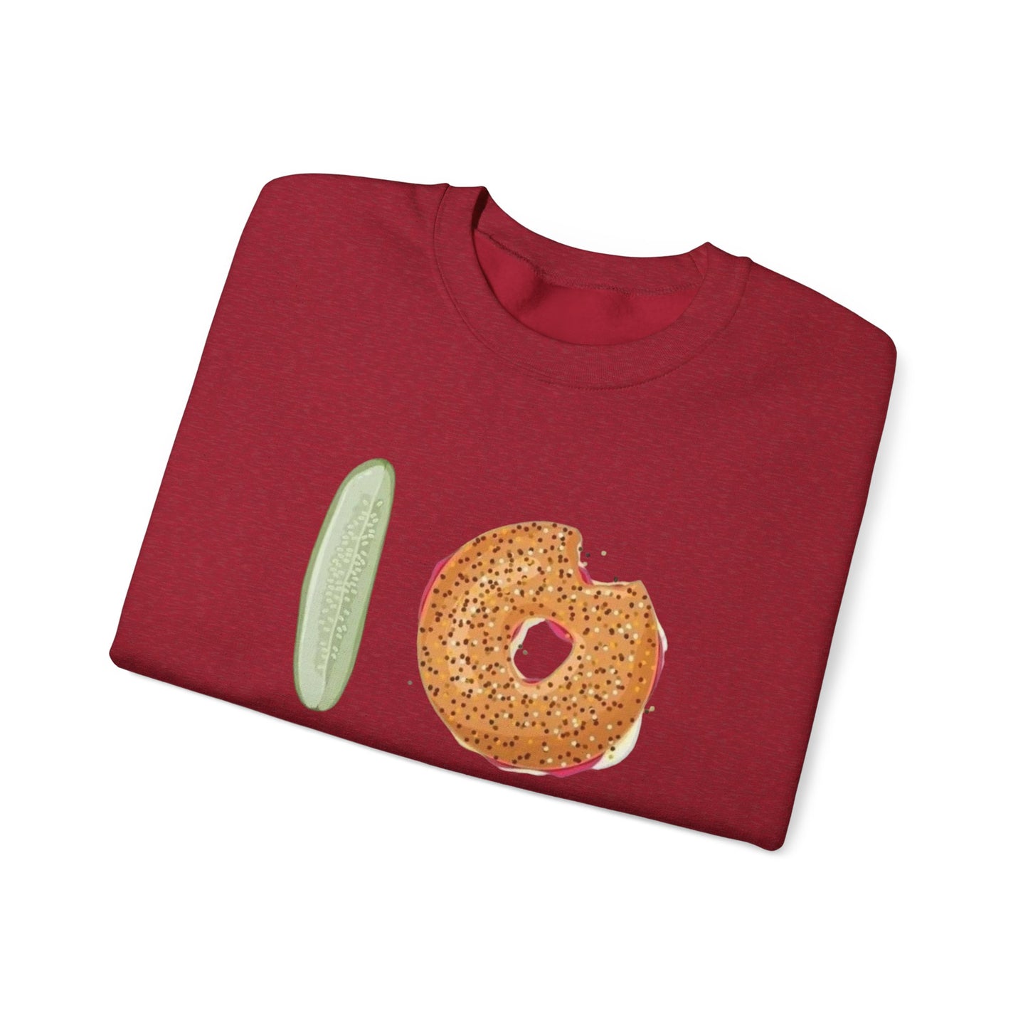 I Love New York Bagels Sweater NEW Unisex Heavy Blend™ Crewneck Sweatshirt