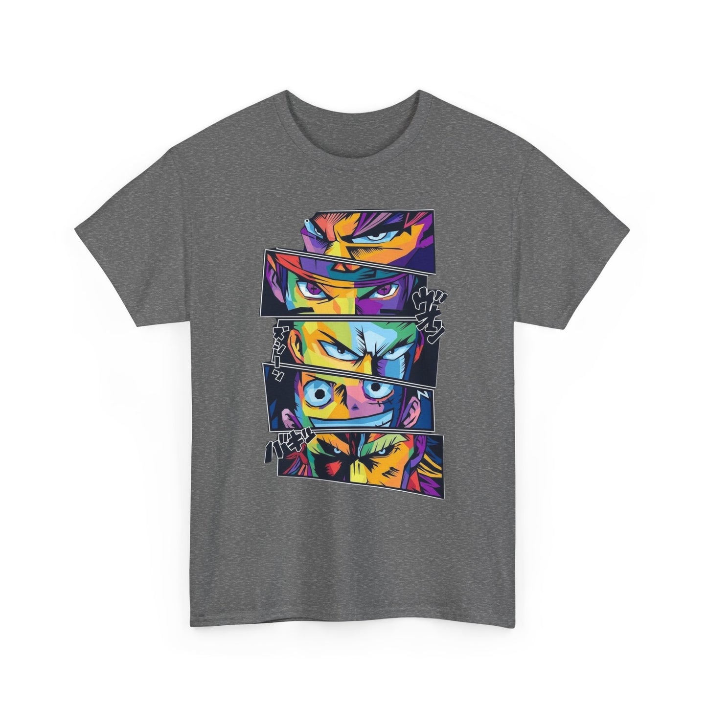 Anime Retro Graphic T Shirt Unisex Heavy Cotton Tee