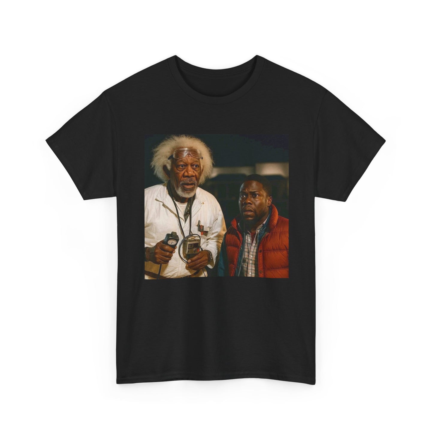 Black To The Future Funny Graphic T Shirt Cotton Tee NEW