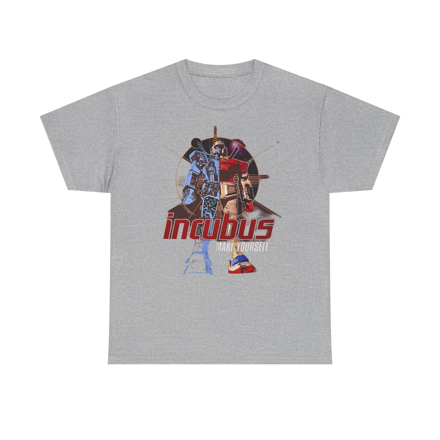 Incubus T-shirt vintage rock band retro metal Unisex Heavy Cotton Tee