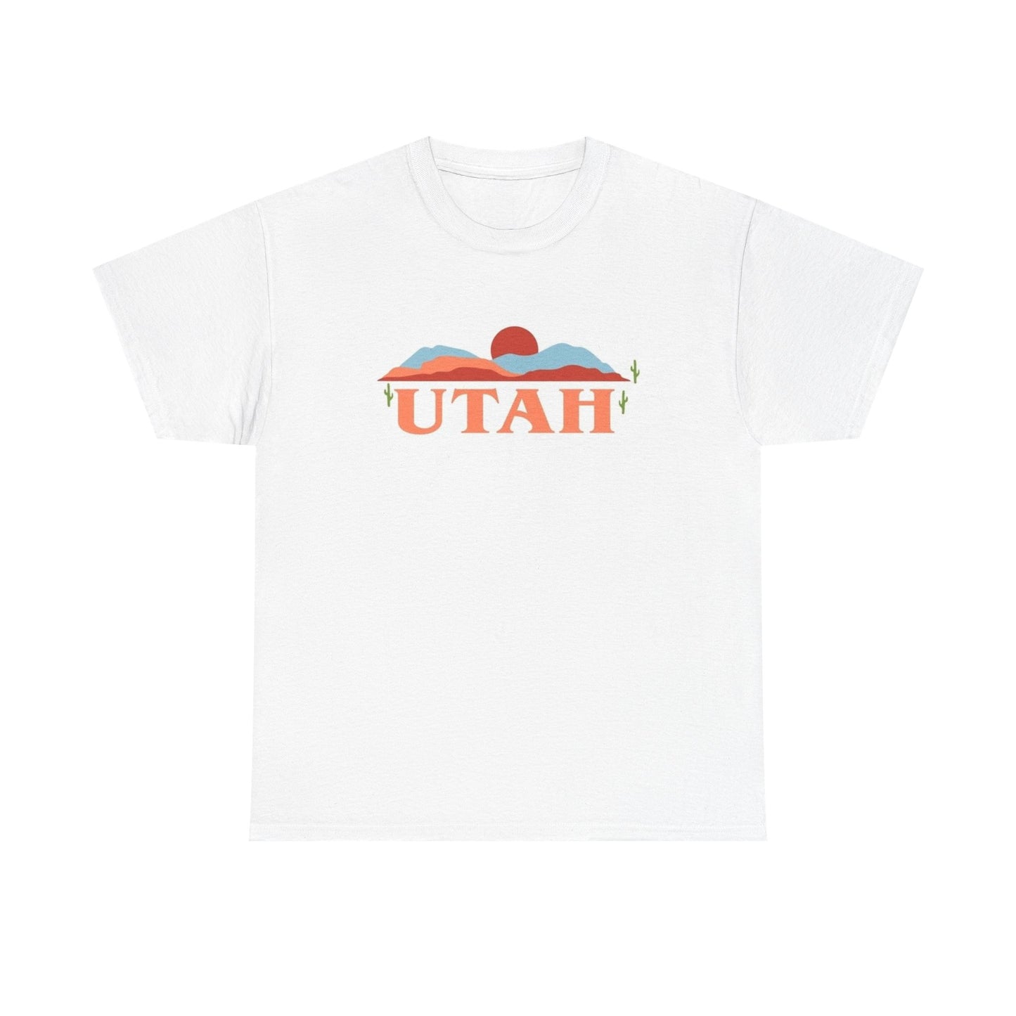 Utah State Logo BRAND NEW Apparel T Shirt Unisex Unisex Heavy Cotton Tee