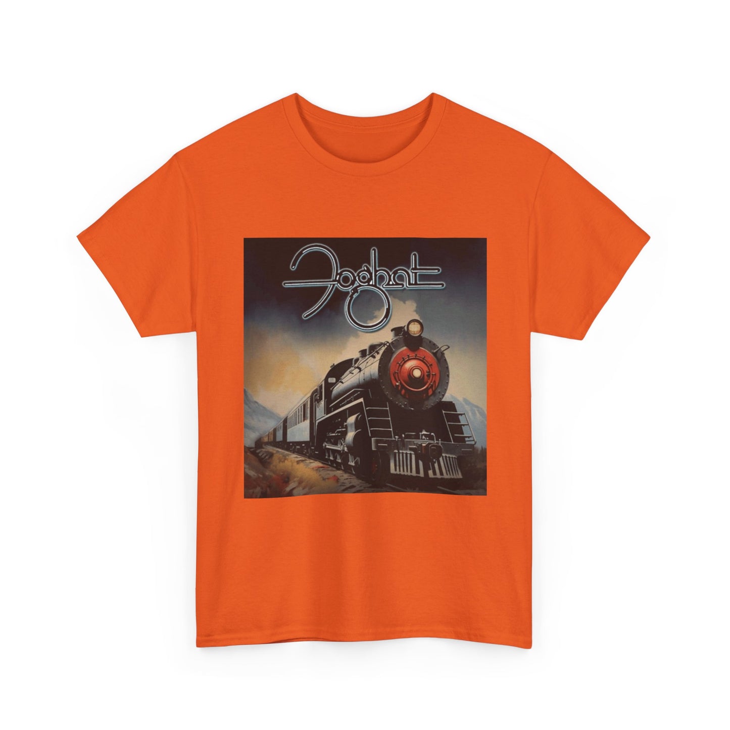 FogHat Tshirt Vintage Rock Poster Retro 70s Woodstock Unisex Heavy Cotton Tee q