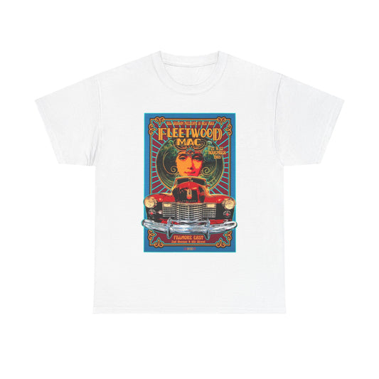 Fleetwood Mac T-shirt vintage art graphic vintage design Woodstock Unisex