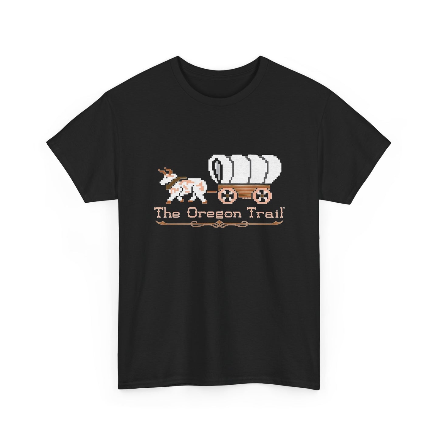 The Oregon Trail Graphic T Shirt NEW Unisex Heavy Cotton Tee