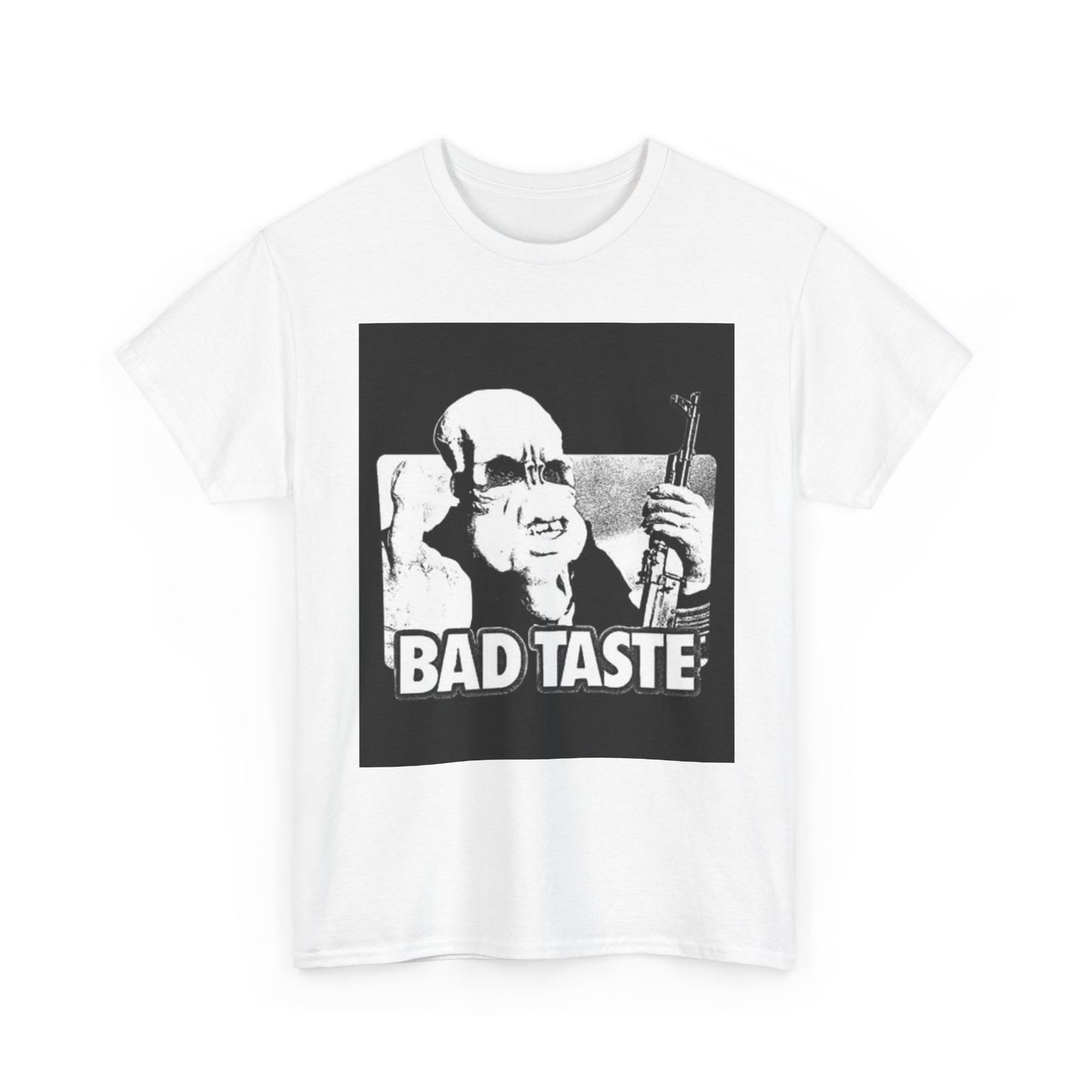 Bad Taste Poster Shirt Retro Graphic Art Unisex Heavy Cotton Tee