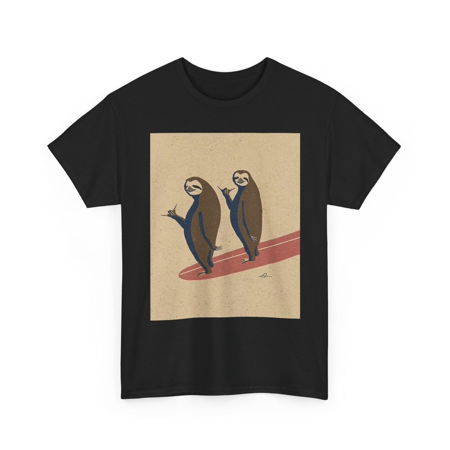 Surfing Graphic T Shirt Funny Multi Color Beach Unisex Heavy Cotton Tee
