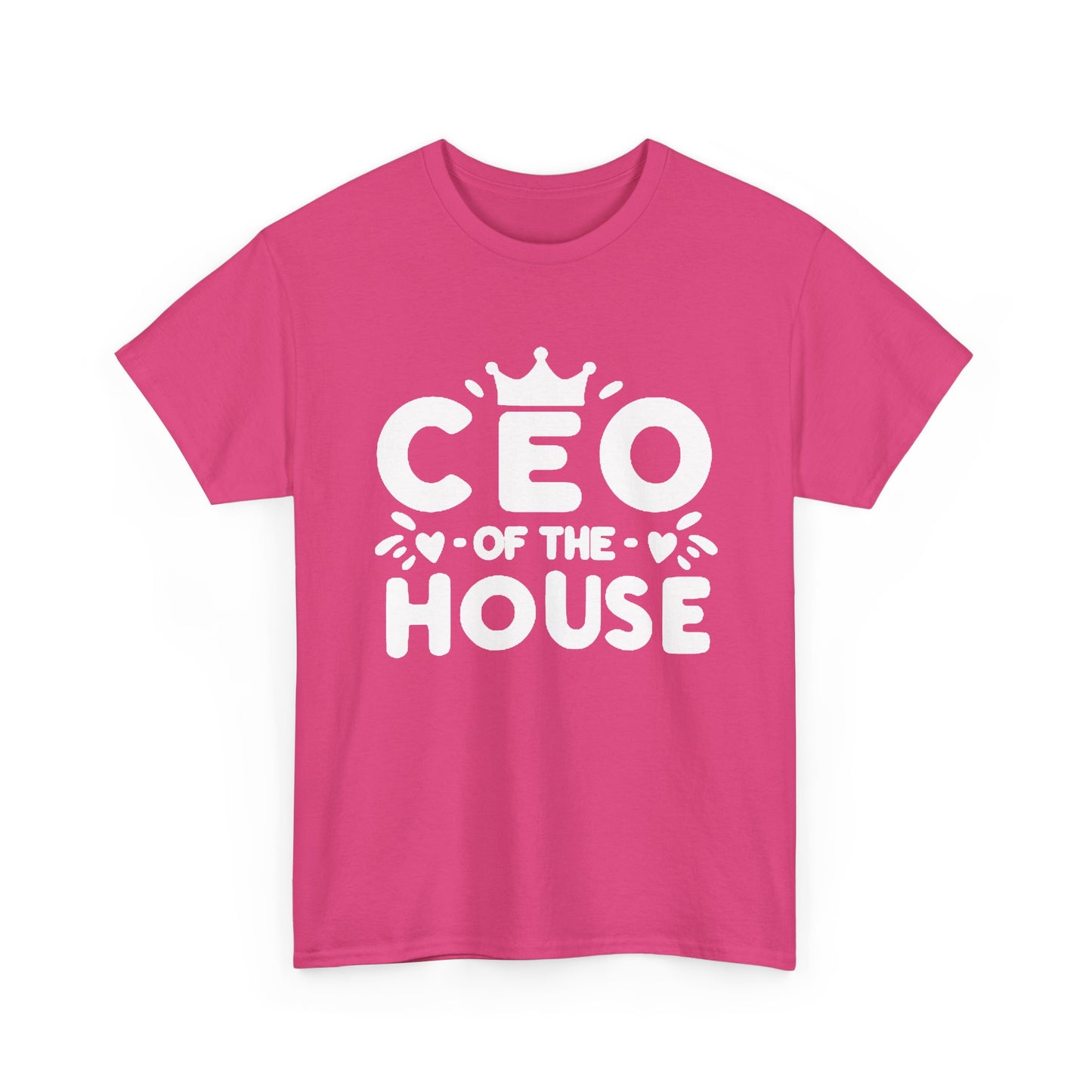 CEO Of This House T Shirt Funny graphic Jokes Unisex Heavy Cotton Tee