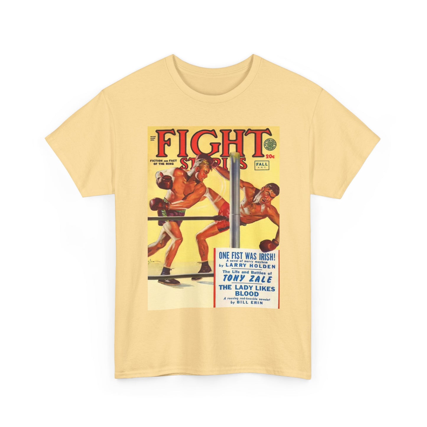 Boxing Poster Tshirt Vintage Art piece Unisex Heavy Cotton Tee