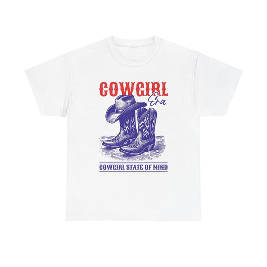 Cowgirl State Of Mind Graphic T Shirt Womens Vintage Retro Cotton Tee