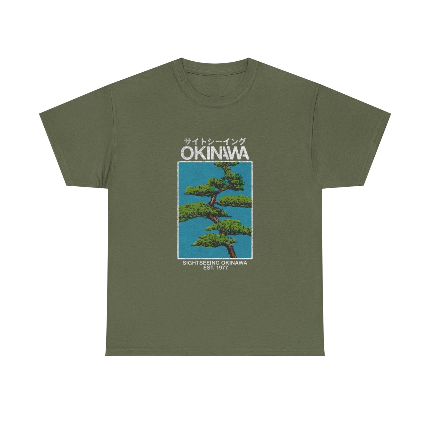 Okinawa Japan Graphic T Shirt NEW Adult Regular Heavy Cotton Tee