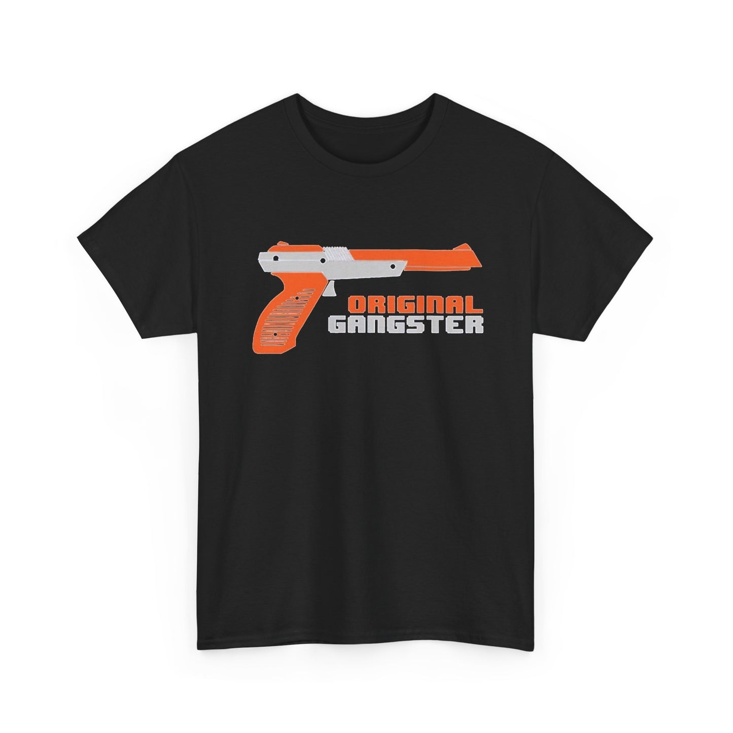 Original Gangster Graphic T Shirt Vintage Video Games Funny Unisex Heavy Cotton