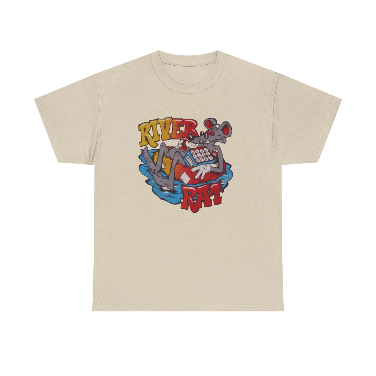 River Rat Vintage Graphic T Shirt S-5XL NEW Unisex Heavy Cotton Tee