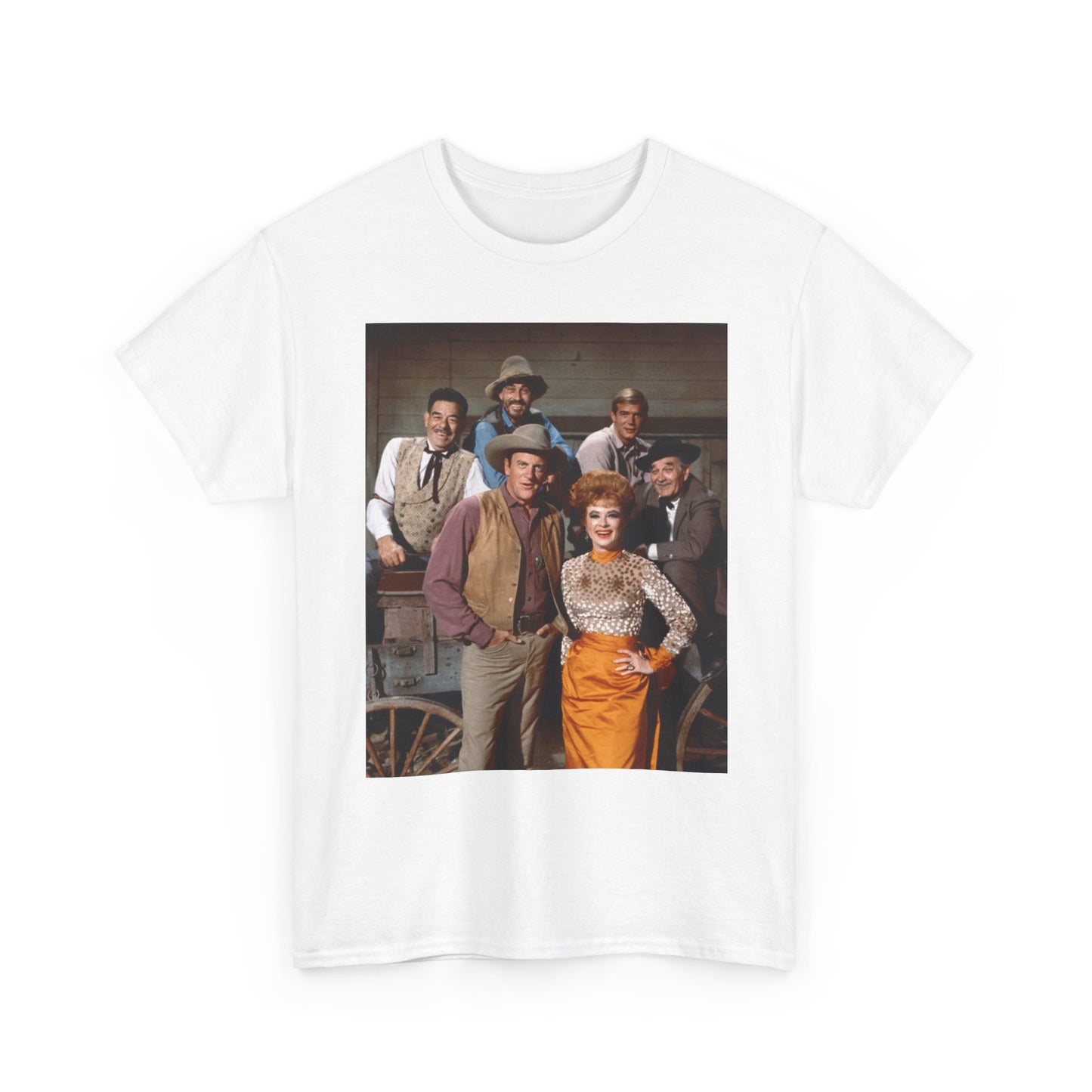 Gunsmoke Graphic T Shirt Vintage Tv Series Retro Unisex Heavy Cotton Tee