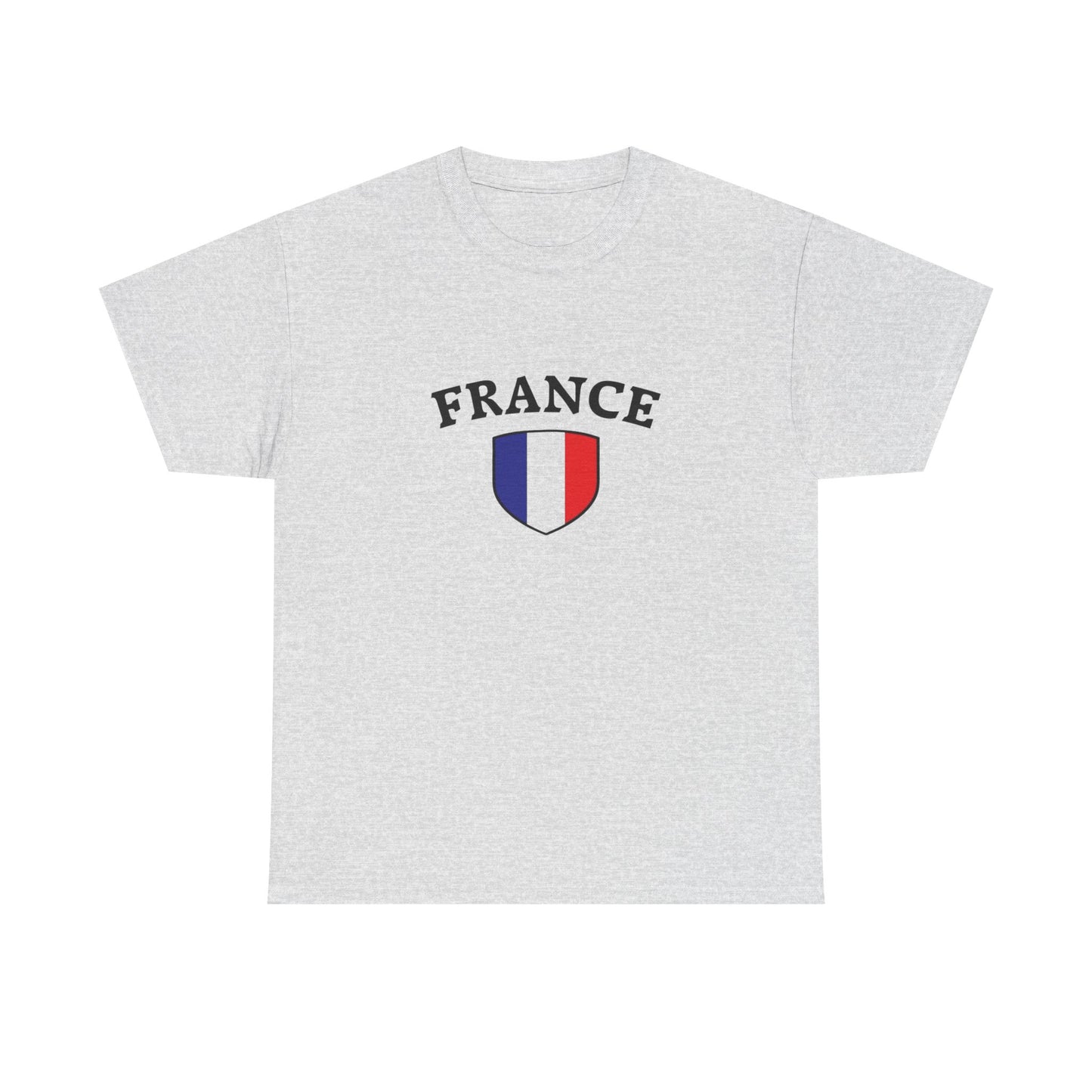 French Flag Paris Graphic T Shirt NEW GIFT Unisex Heavy Cotton Tee