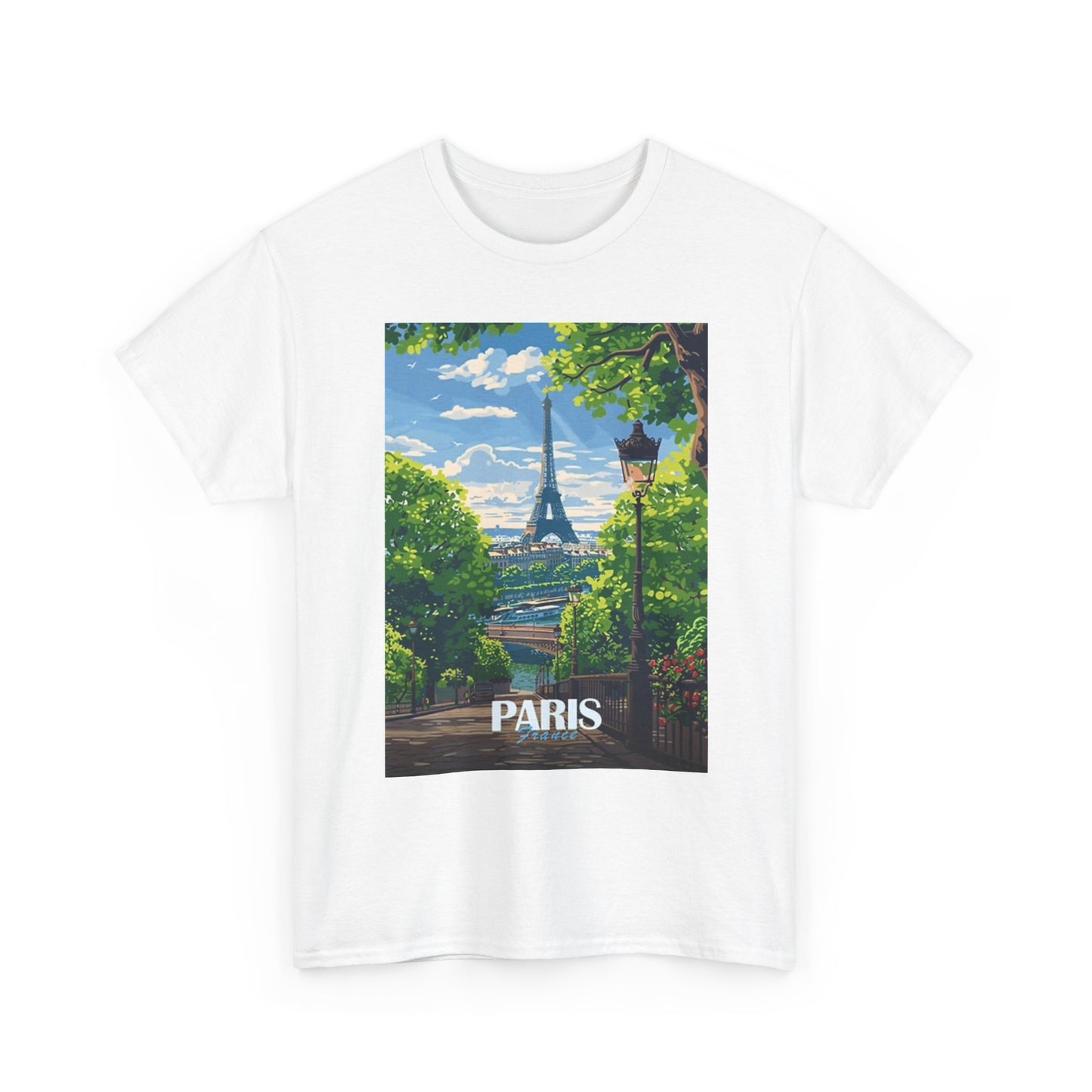 Paris France Eiffel Tower T Shirt BRAND NEW Apparel Unisex Graphic Tee USA