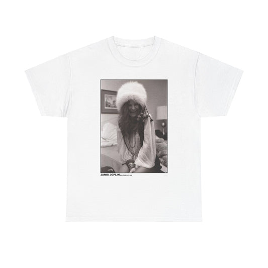Janis Joplin Graphic T Shirt Vintage Photo Retro Unisex Heavy Cotton Tee