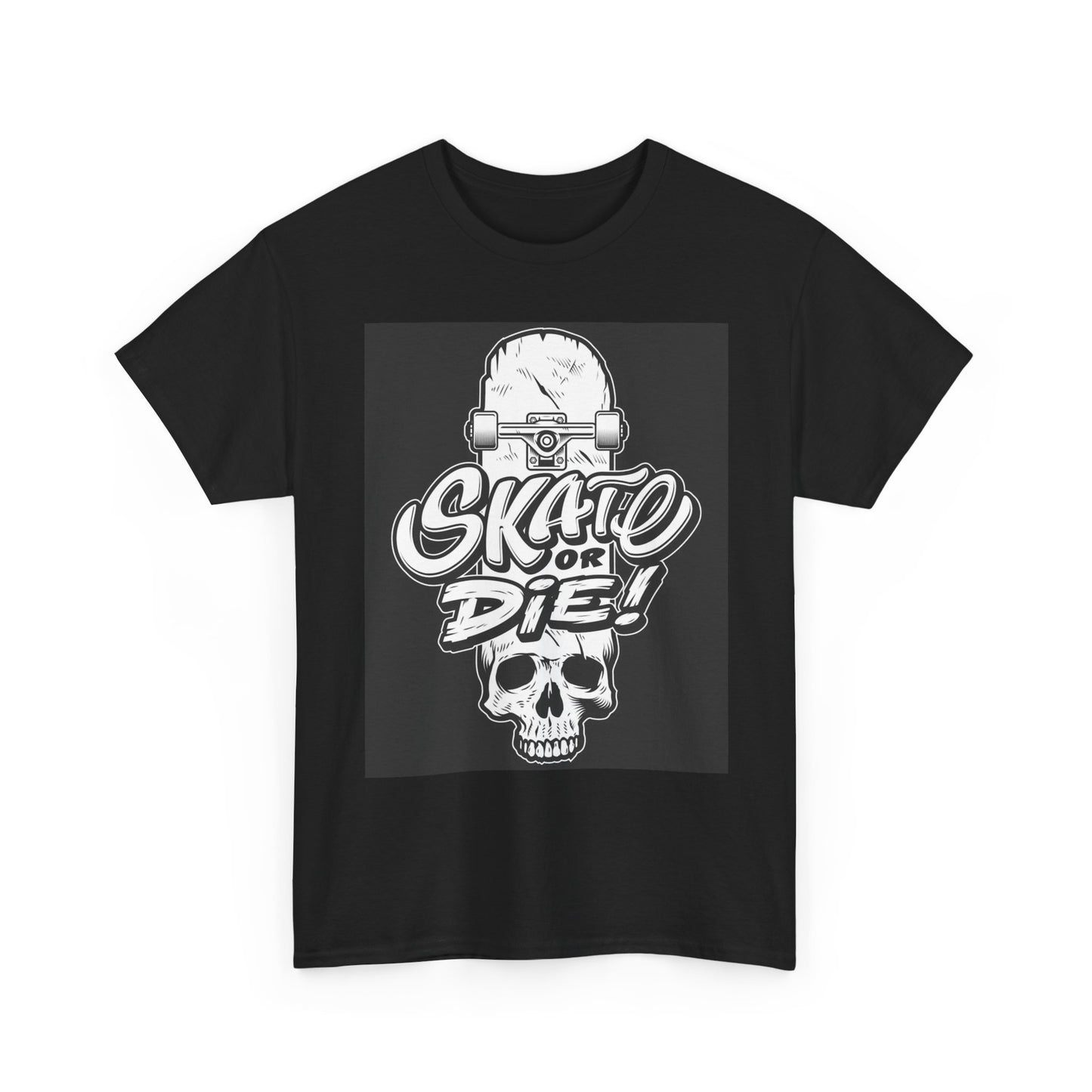 Skate Or Die Graphic T Shirt Skateboarding Unisex Heavy Cotton Tee