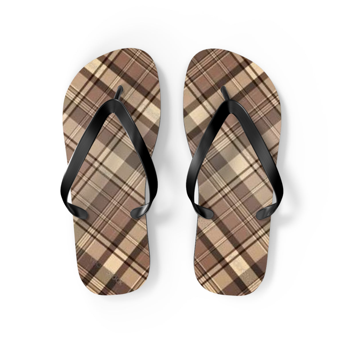 Brown Stripe Sandals, Beach Shoes, Vacation Flip Flops, Pool Slides