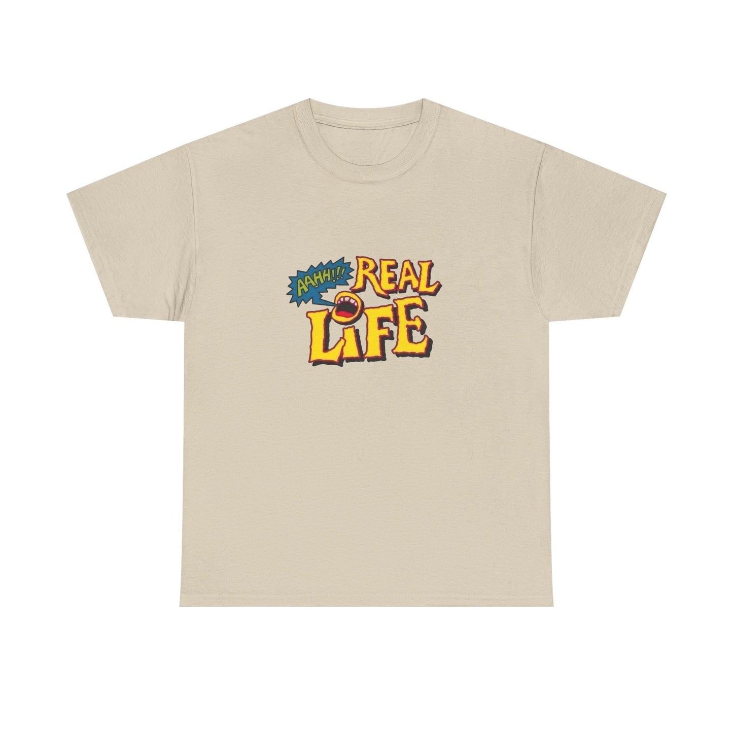 AHH Real Life Graphic T Shirt NEW Adult Regular Sizing Tee