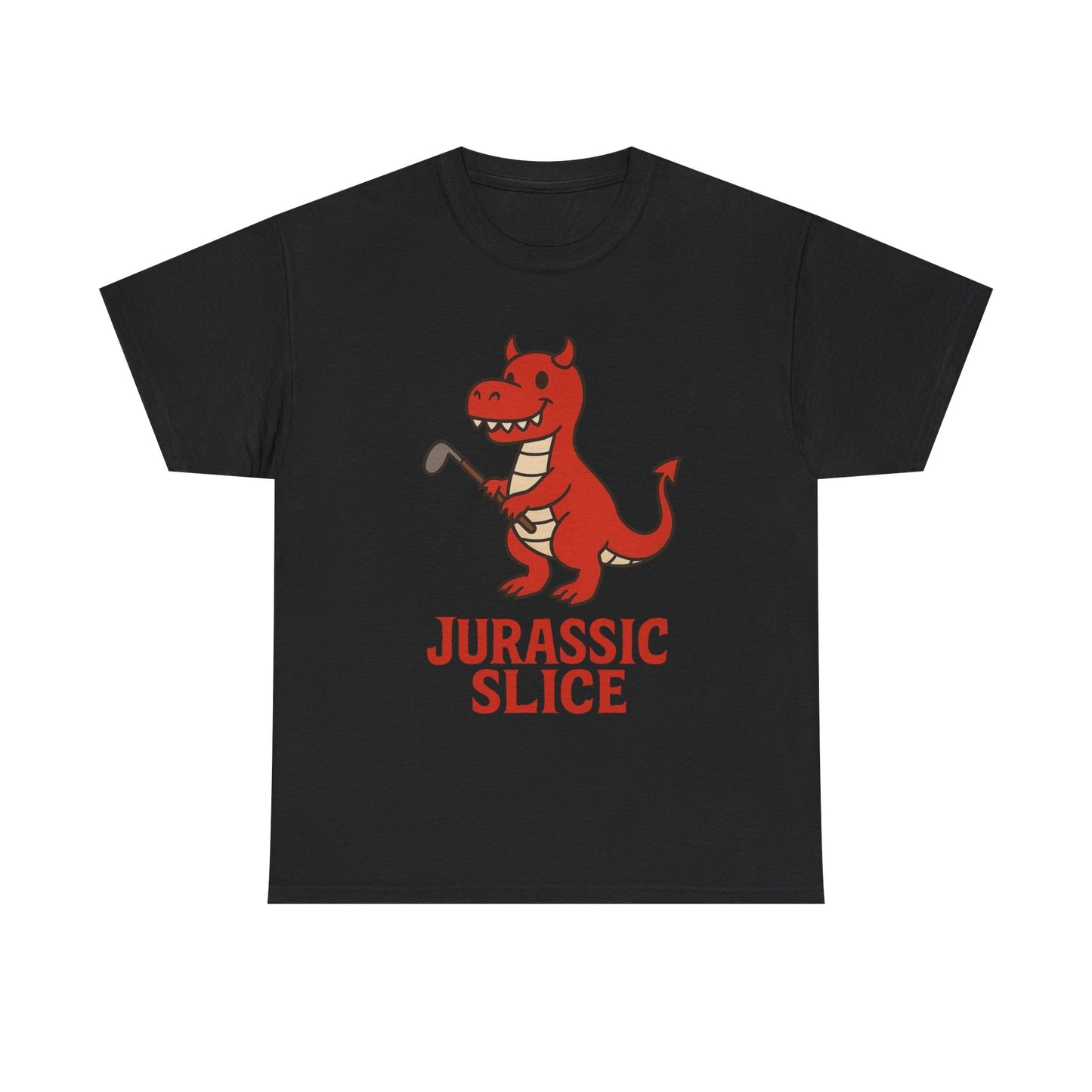 Jurassic Slice Golfing Funny Graphic T Shirt ADULT NEW
