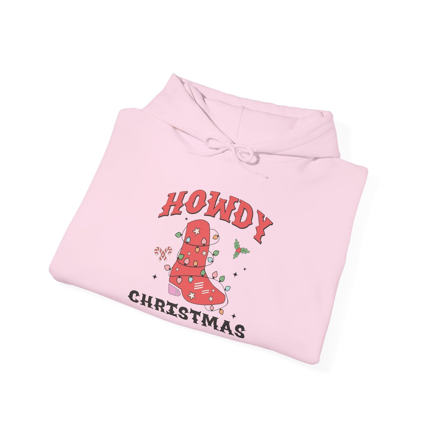 Howdy Christmas Graphic Hoodie Unisex Heavy Blend™ Hooded Sweatshirt