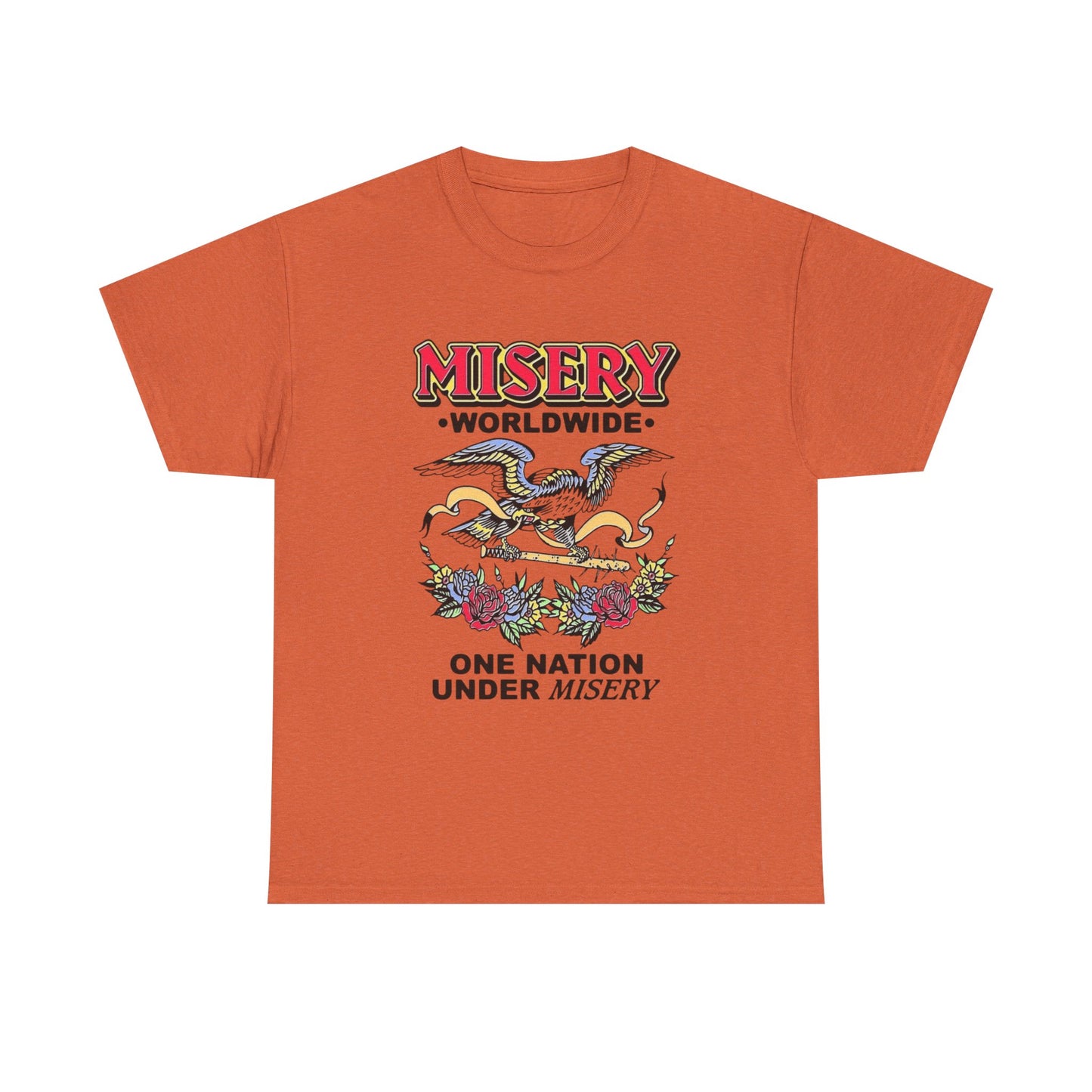 Misery Worldwide Graphic T Shirt Unisex Heavy Cotton Tee