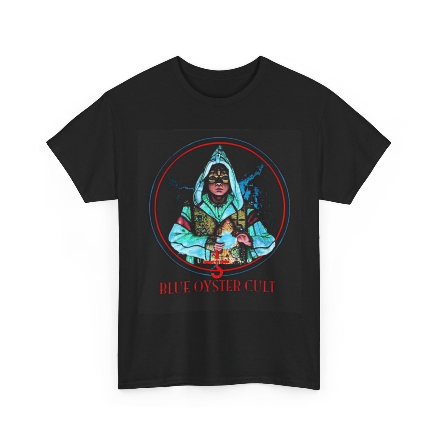 Blue Oyster Cult Shirt Retro Rock Poster Graphic 80s Unisex Heavy Cotton Tee