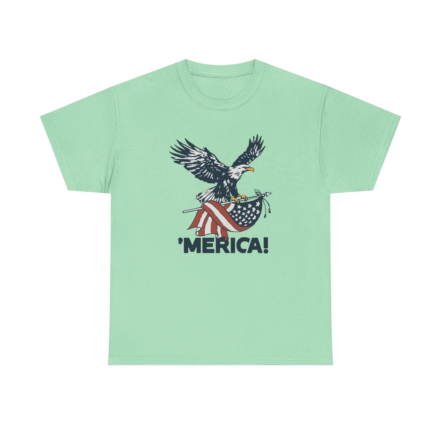 American Bald Eagle USA Graphic T Shirt Heavy Cotton Tee NEW ADULT UNISEX