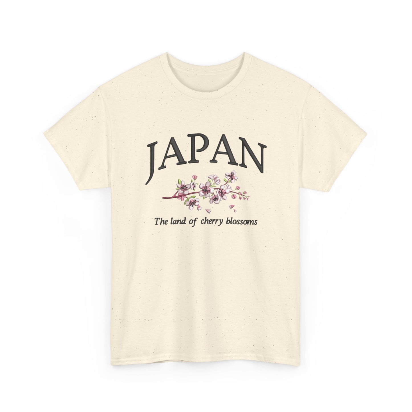 Japan Land Of The Cherry Blossoms Graphic T Shirt NEW Unisex Heavy Cotton Tee