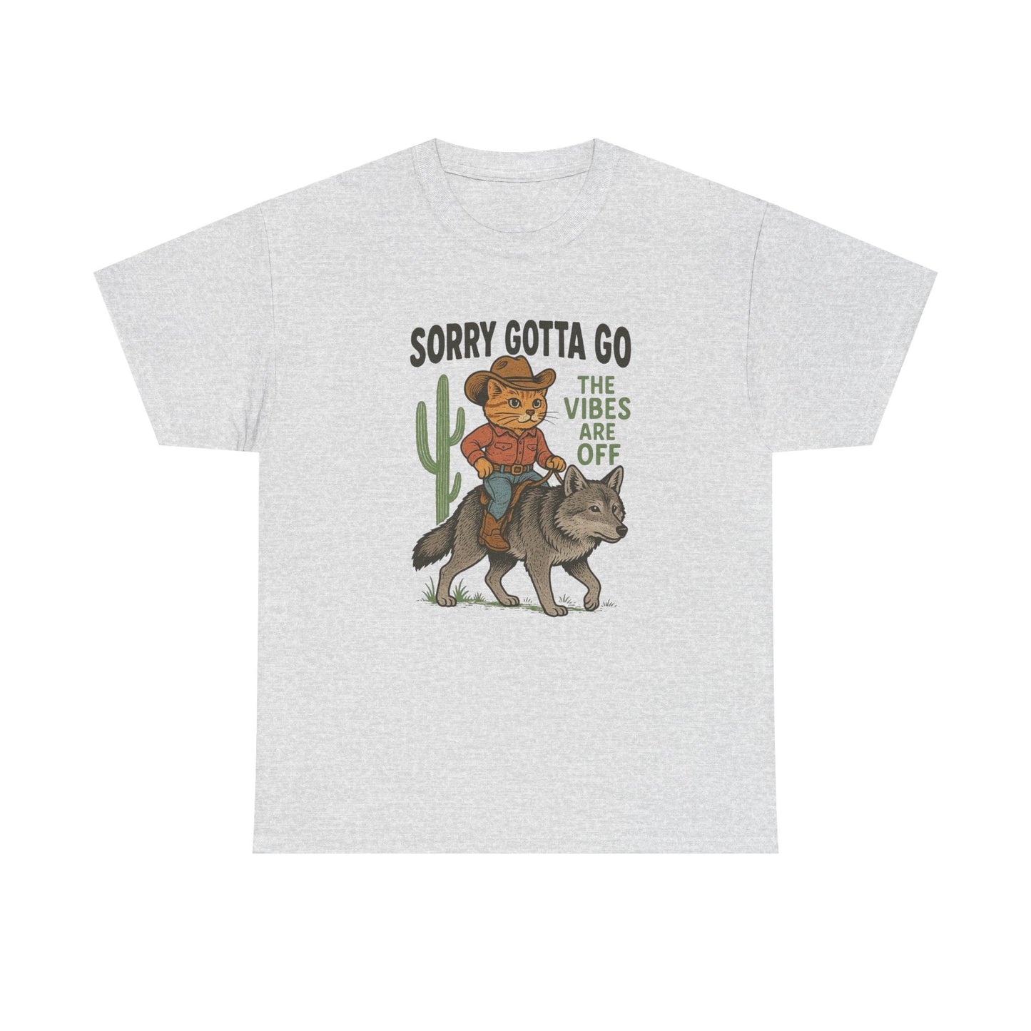 Gotta Go The Vibes Are Off Graphic T Shirt Cotton Tee Retro Gift