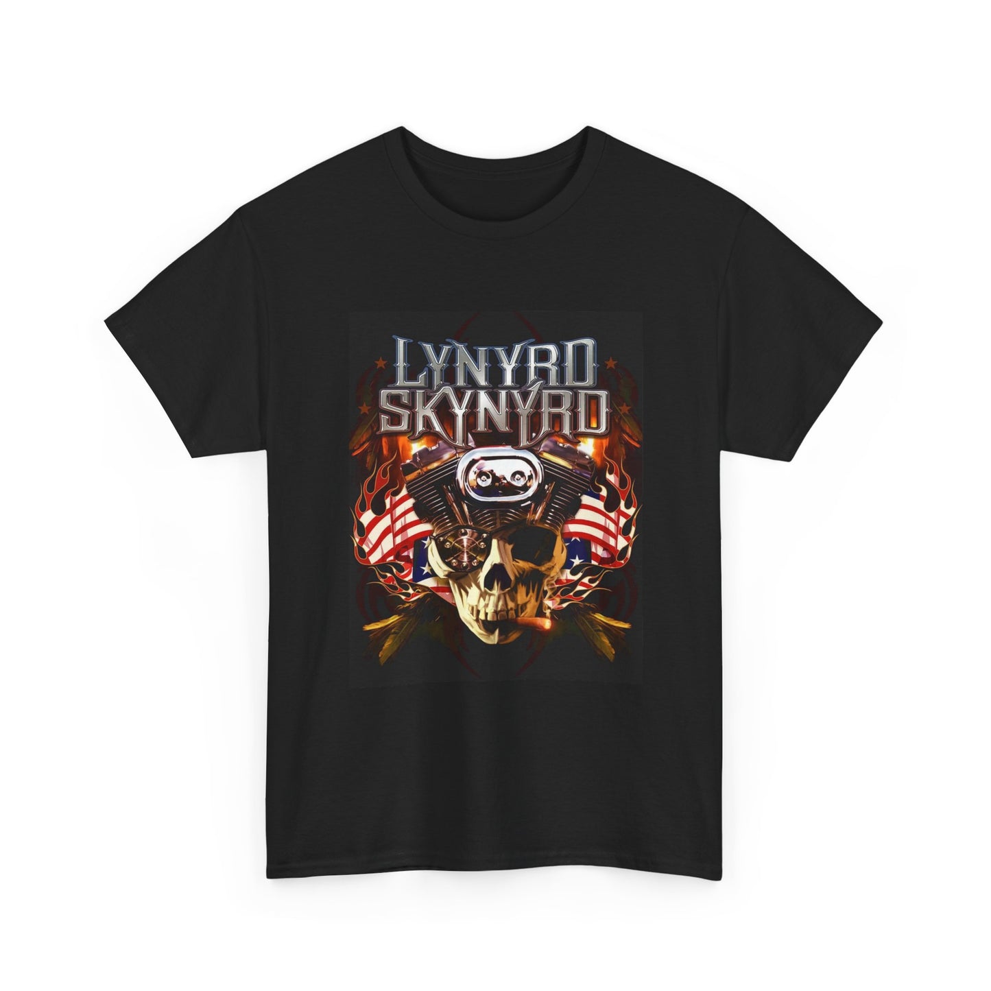 Lynyrd Skynyrd Tshirt Vintage Country Rock Merch Alabama Unisex Heavy Cotton Tee