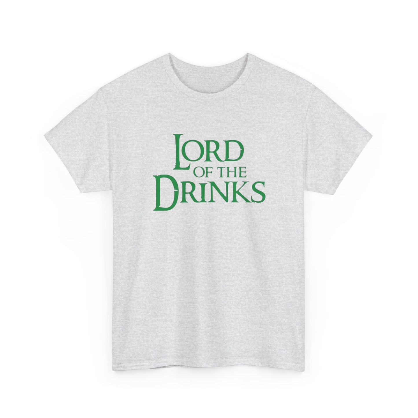 Lord Of The Drinks Funny Graphic T-Shirt Unisex Heavy Cotton Tee Gift NEW