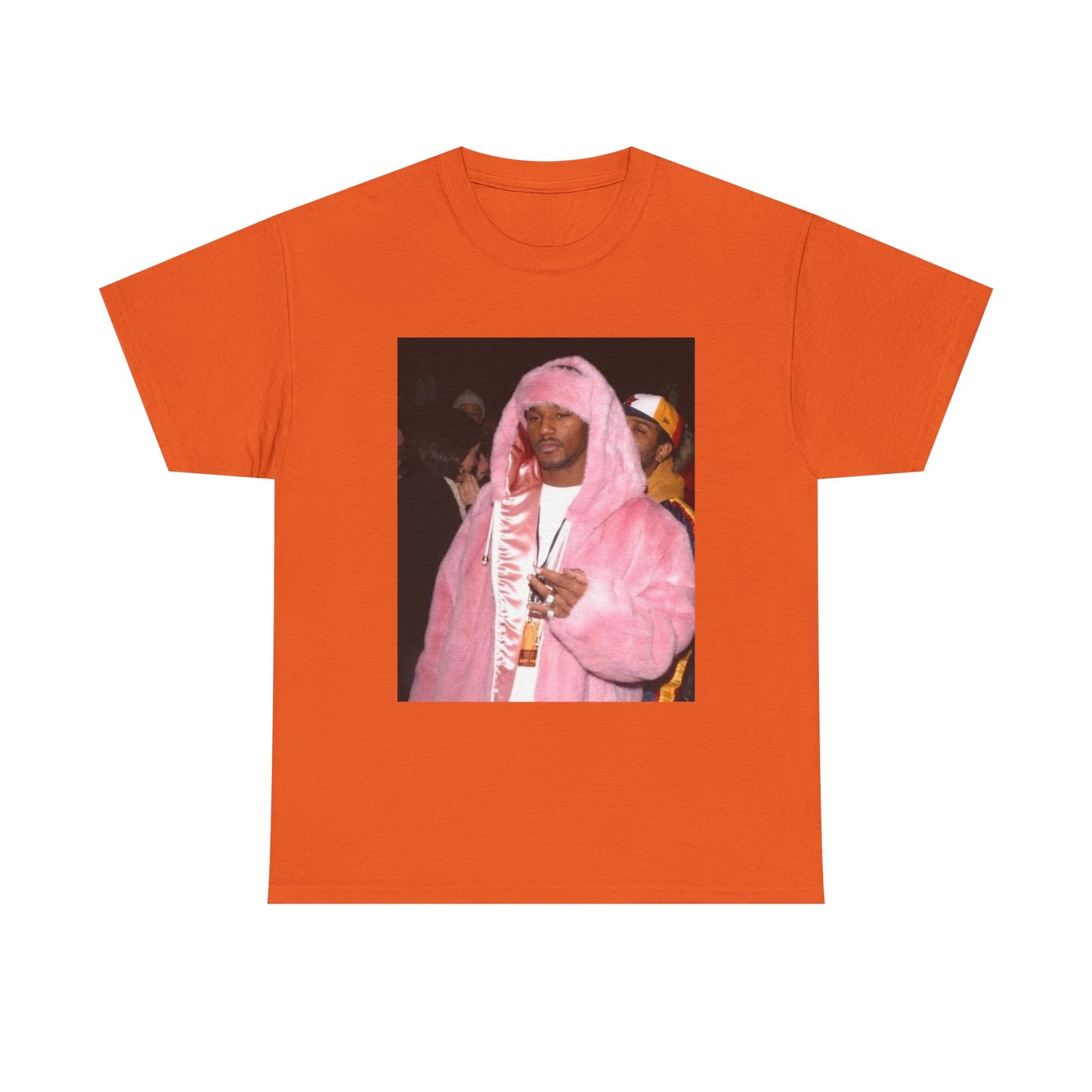 Camron diplomats T-shirt vintage pink fur coat graphic Rap Unisex Heavy Cotton