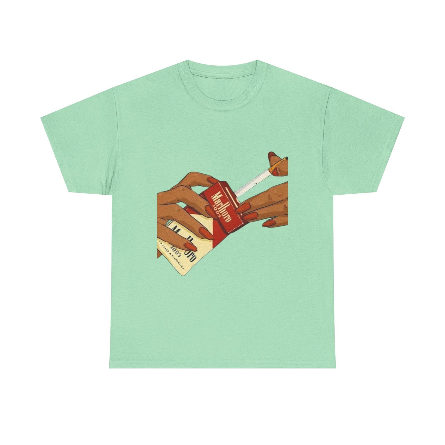 Vintage Cigarettes Graphic T Shirt NEW Adult Unisex Heavy Cotton Tee