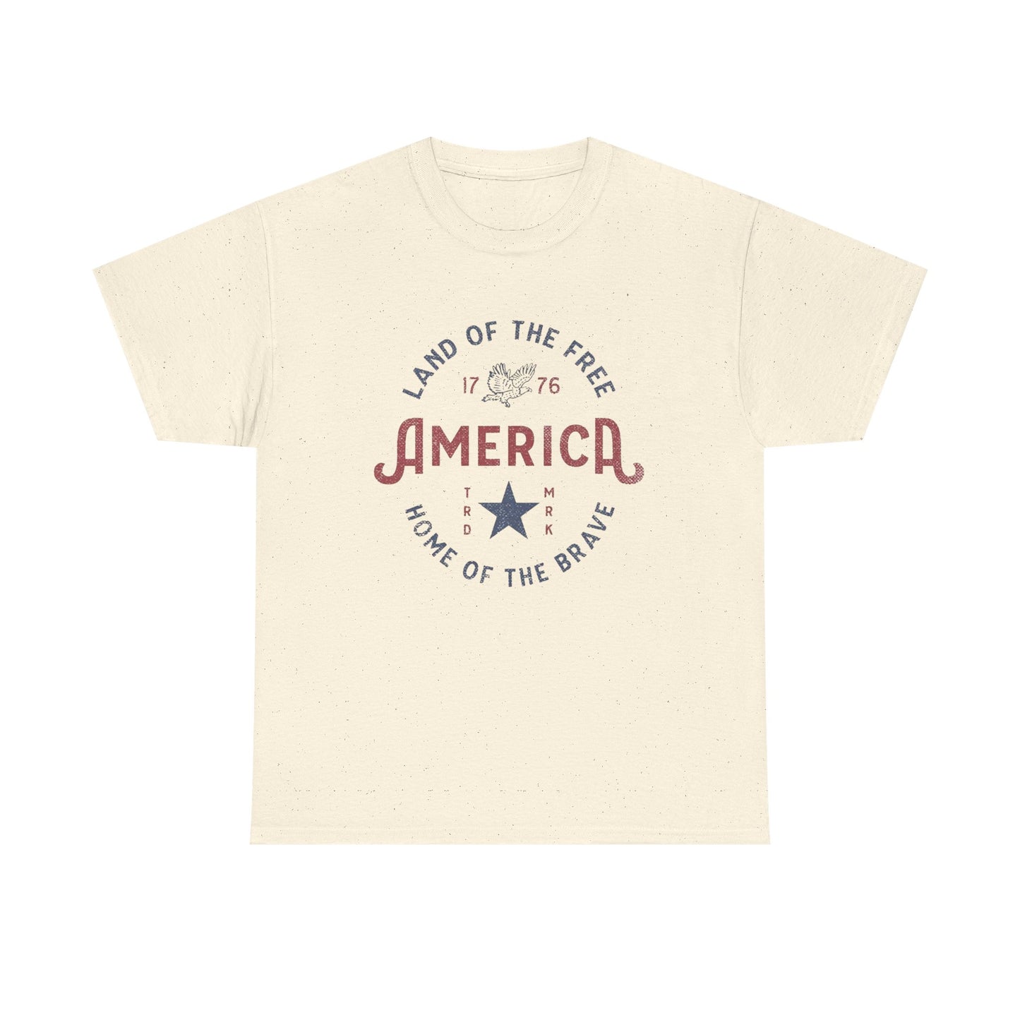America Land Of The Free Graphic T Shirt Adult New Tee