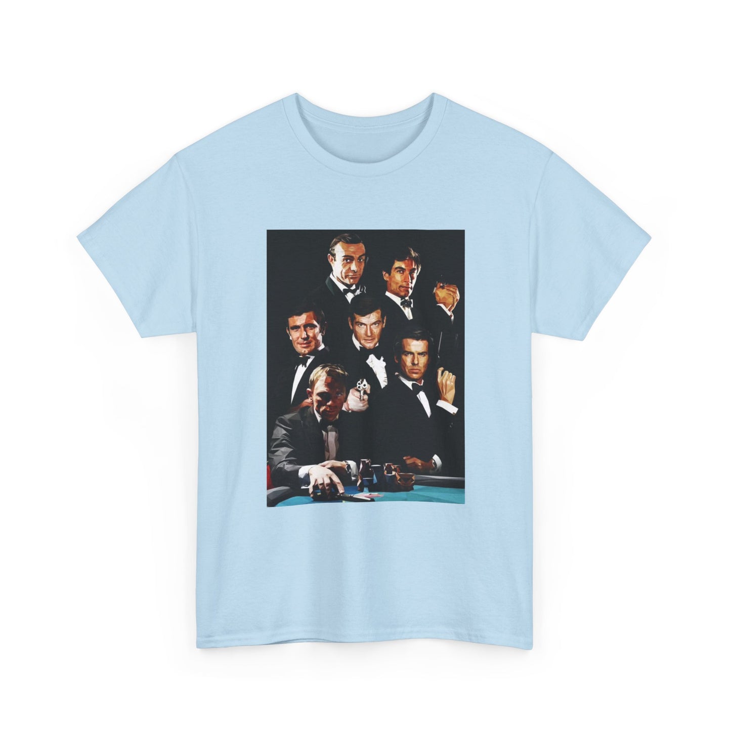 James Bond T-shirt Vintage Bond Collection Merch Unisex Heavy Cotton Tee