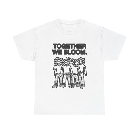 Together We Bloom Graphic T Shirt NEW Unisex Heavy Cotton Tee