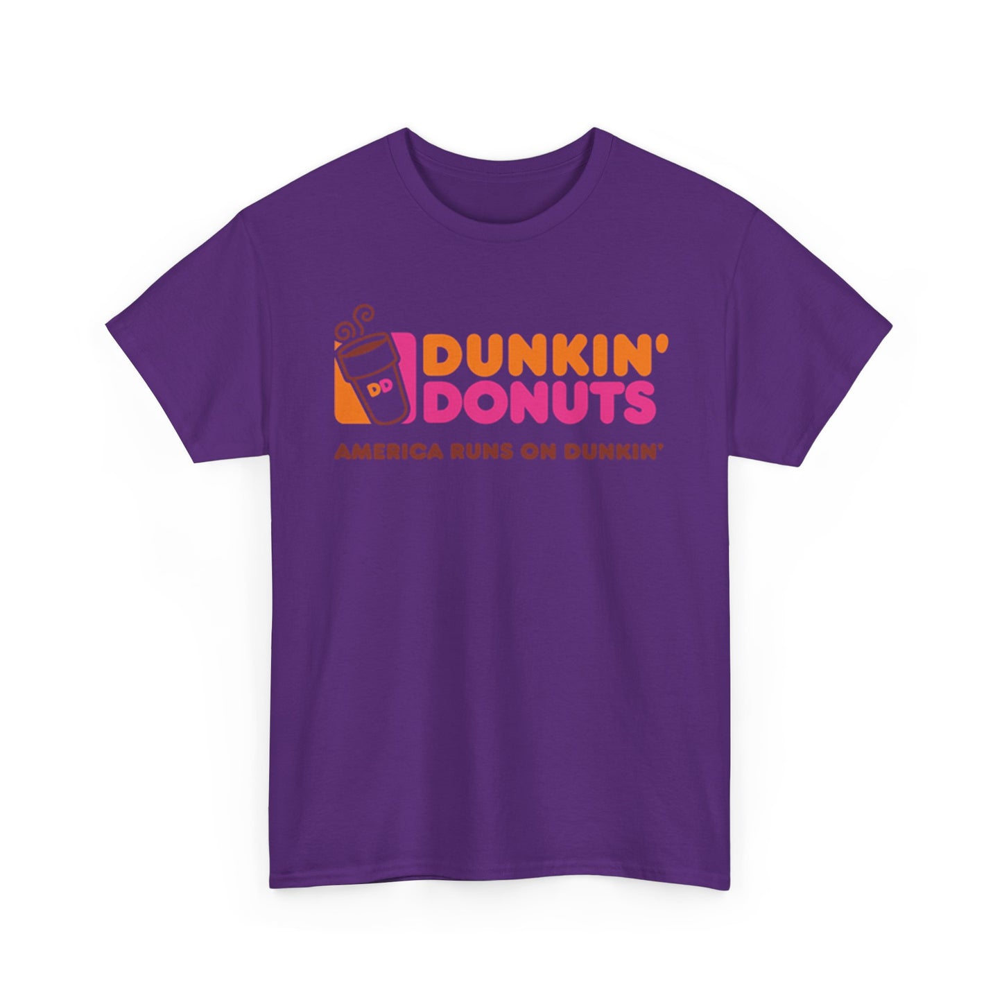 Dunkin’ Donuts T-shirt vintage Boston coffee gift retro Unisex Heavy Cotton Tee