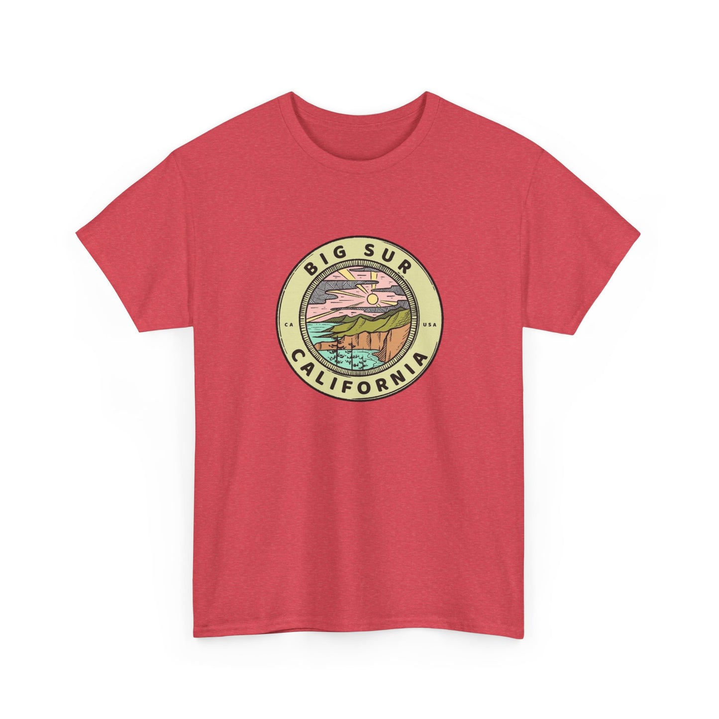 Big Sur California Graphic T Shirt NEW Adult Tee