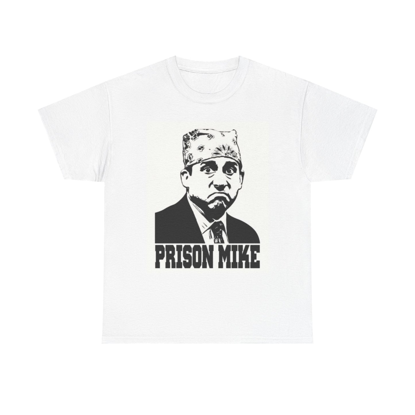Prison Mike The Office Graphic T Shirt Funny Retro Apparel Unisex Cotton Tee