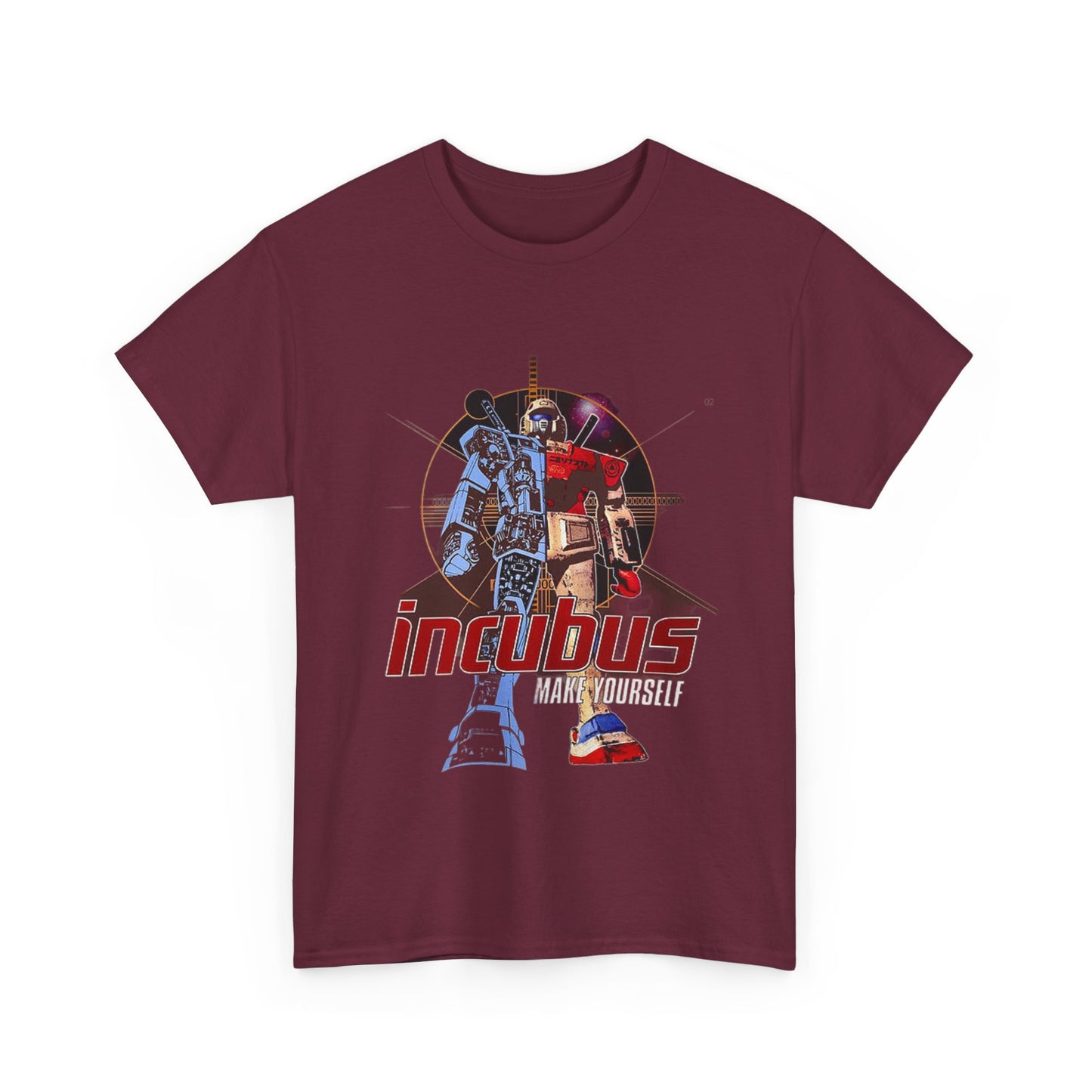 Incubus T-shirt vintage rock band retro metal Unisex Heavy Cotton Tee