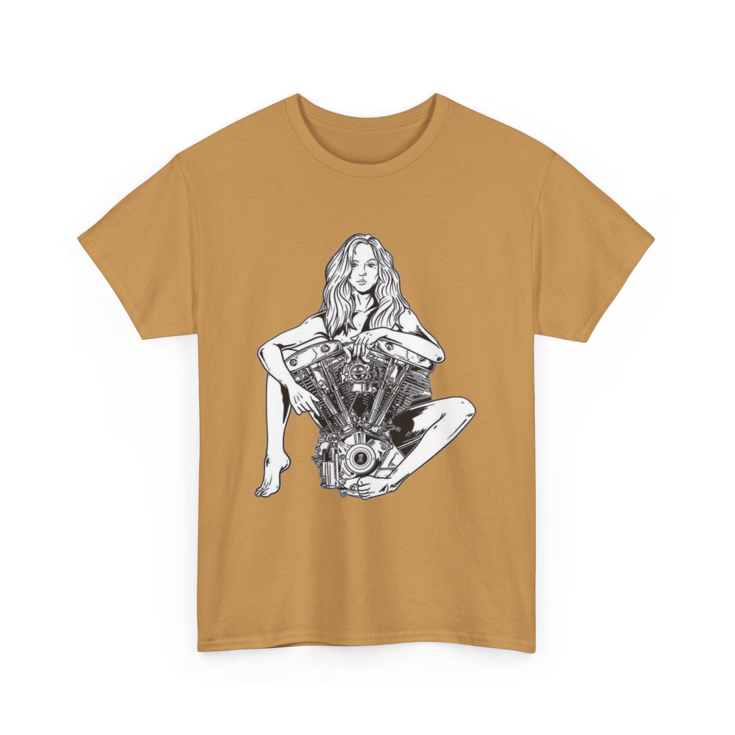 V Twin Motorcycle Model Graphic T Shirt NEW Unisex Heavy Cotton Tee