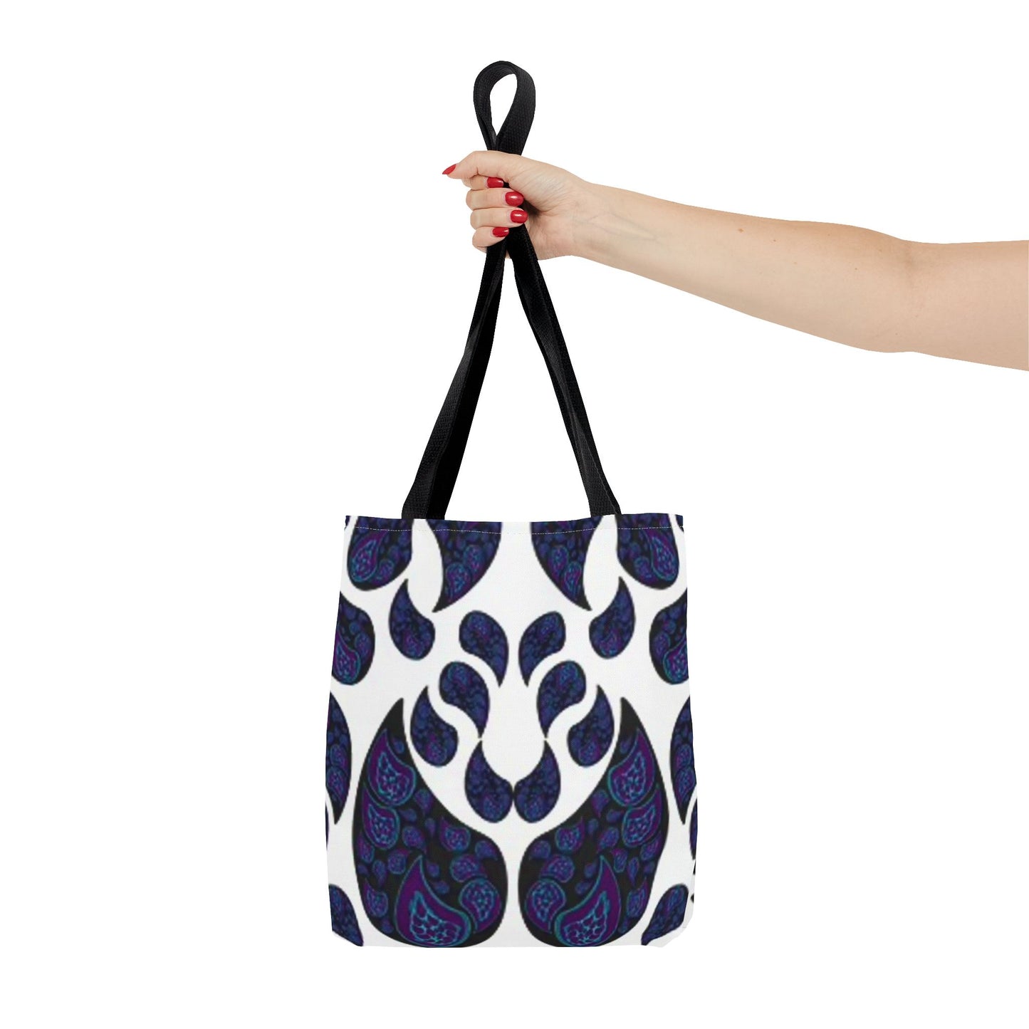 White And Blue Paisley Multi Color BRAND NEW MODERN Tote Bag (AOP)